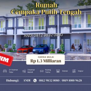 (SOLD) RUMAH CEMPAKA PUTIH TENGAH 26