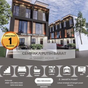 (SOLD) SMARTHOME CEMPAKA PUTIH BARAT II