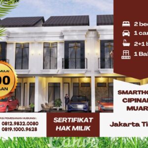 (SOLD) SMARTHOUSE CIPINANG MUARA