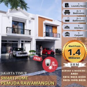 (SOLD) SMARTHOME PEMUDA RAWAMANGUN